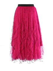 Couture Polka Dot Tulle Skirt