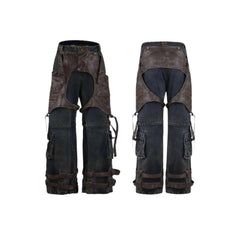 Men's Luxury Vegan Leather Jeans