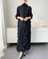 Japanese Diamond Pleated Dress