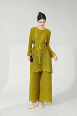 Luxury Pleated Trouser 2-Piece Set