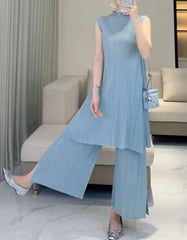 Truly Pleated Casual Pant Suit