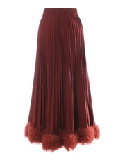 Luxury Pleated Maxi Skirt