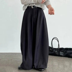 Luxury Relaxed Wide-Leg Trousers