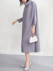 Everyday Casual Pleated Dress
