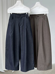 Luxury Statement Wide-Leg Pants