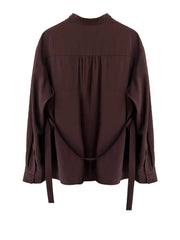 Luxury Draped Blouse Top