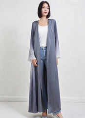 Luxury Pleats Longline Duster