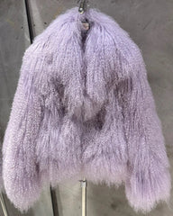 Curly Shearling Lamb Coat