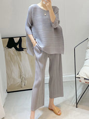 Elegant Truly Pleated Co-ord Set