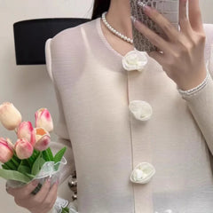 Luxury Pleated Cardigan