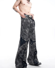 Men's Japanese Streetwear Wide Leg Pants