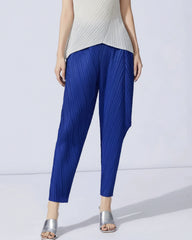 Luxury Pleated Tapered Trousers