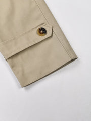 Luxury Pleated Trench Coat