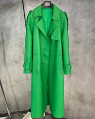 Genuine Sheepskin Couture Trench Coat
