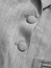 Asymmetrical Draped Blazer