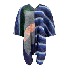 Geometric Pleated Tunic Top