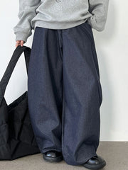 Luxury Statement Wide-Leg Pants