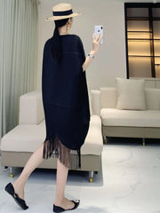 Luxury Plissé Oversized Tunic