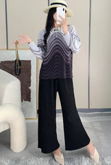 Signature Pleated Polo Top