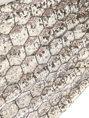 Luxury Honeycomb Sequin Skirt
