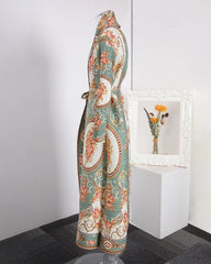 Luxury Pleated Longline Duster