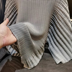 Elegant Accordion Pleated Top