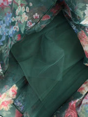 Floral Appliqué Pull-On Skirt