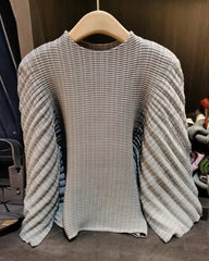 Elegant Accordion Pleated Top