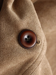 Luxe Faux Suede Reversible Coat