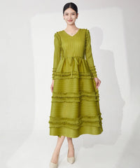 Premium Pleated Stretchy Dress