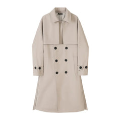 Luxe Men's Japanese Oversized Trench Coat