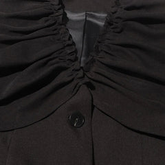 Luxury Collarless Longline Blazer