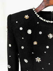 Luxury Crystal Embellished Maxi Dress