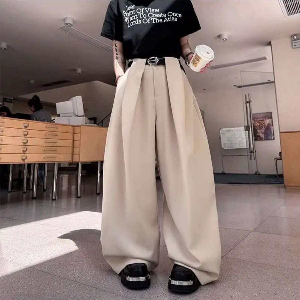 Men's Tokyo Parachute Trousers- Elastic Waistband