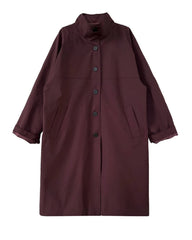 Oversized Cotton Trench Coat