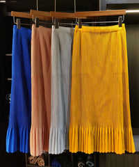 Luxury Pleated Petite-Fit Skirt