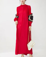 Formal Travel Plissé Dress