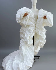 Luxury Couture Cape Coat