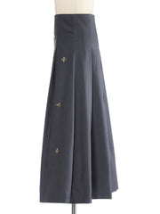 Luxury Crystal High-Waist Skirt