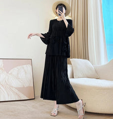 Luxury Palazzo Pants & Blouse