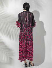 Luxury Plissé Ruffle Dress