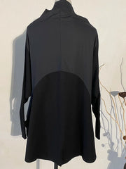 Japanese Couture High Neck Tunic Shirt