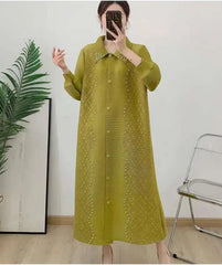 Luxury Plissé Oversized Dress
