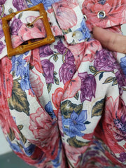 HEYFANCYSTYLE Blossom Blush Floral Jumpsuit