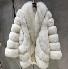 Luxury Arctic Fox Fur Coat