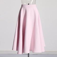 Couture High-Waist Midi Skirt & Blazer Set