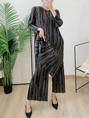 Women's 2 Piece Elegant Oversized Pleated Set