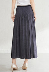 Elegant Plissé Formal Skirt