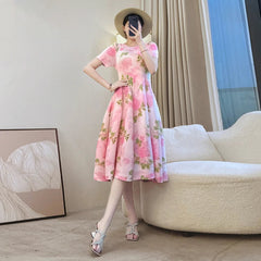 Truly Plissé Floral Summer Dress