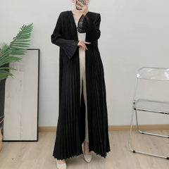 Plissé Ombre Lightweight Coat